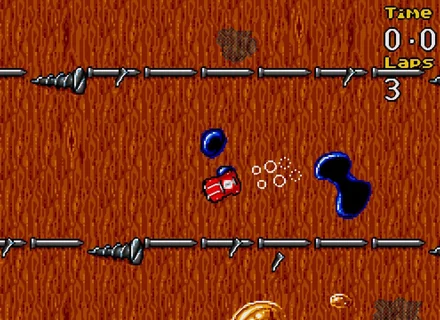 Кадр из игры MicroMachines